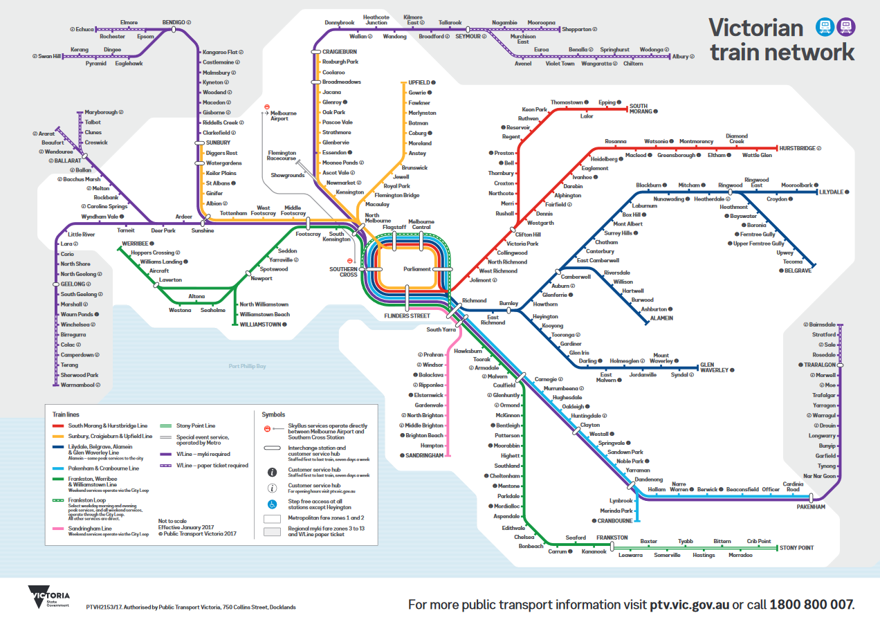 melbourne train map pdf Evolution Of Rail Maps In Victoria Maps By Philip Mallis melbourne train map pdf